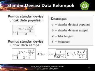 Standar Deviasi: Pengertian, Rumus, Cara Menghitung, Dan Contoh Soal